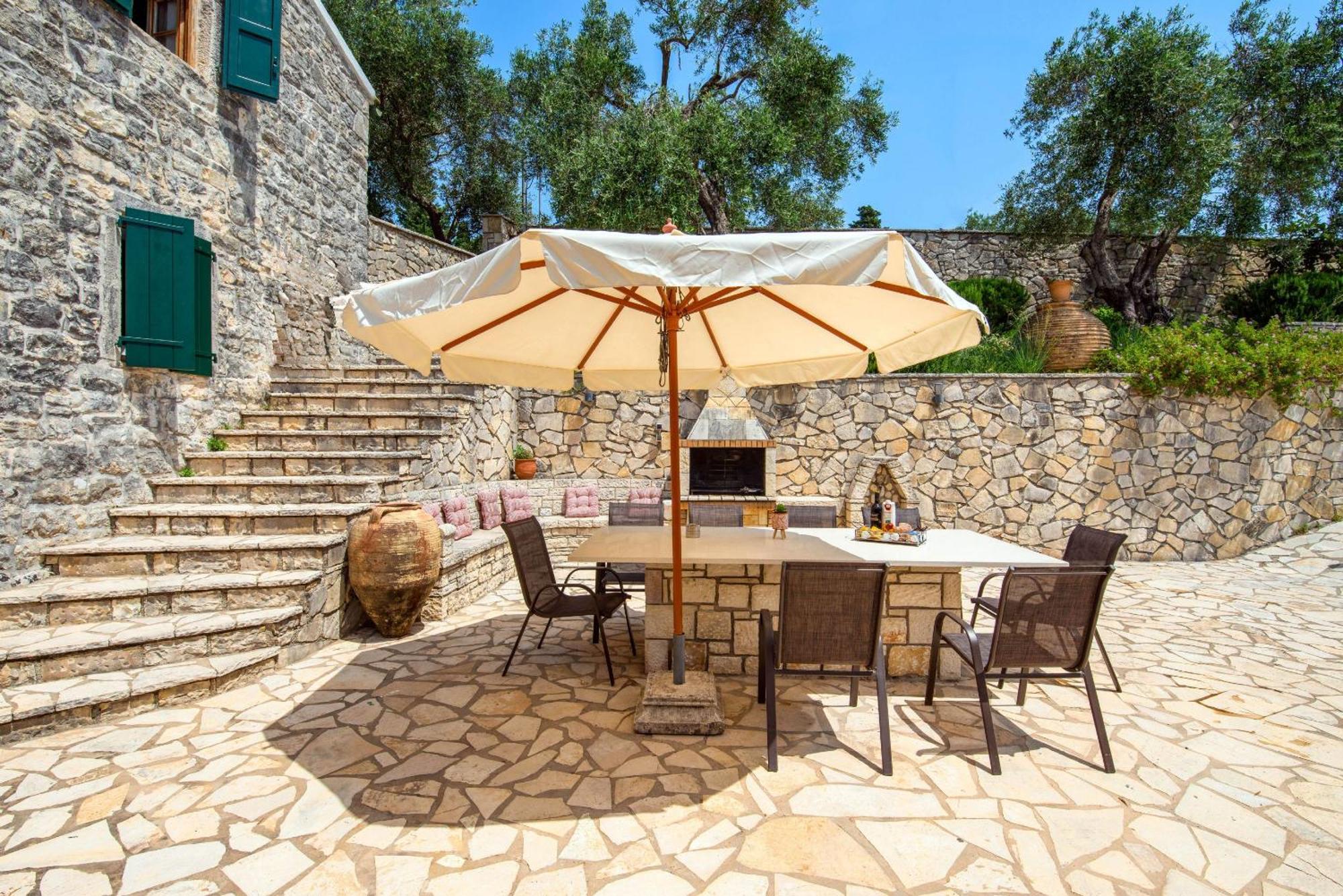 Villa Katerini Gaios Bagian luar foto